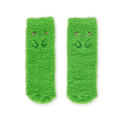 Legami Unisex Kid's Calze Antiscivolo Non Slip Socks, Green, 26-34