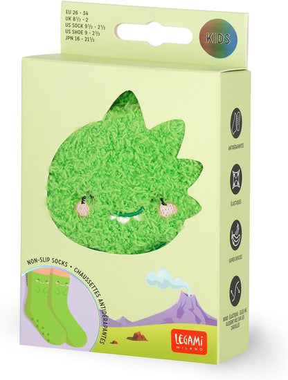 Legami Unisex Kid's Calze Antiscivolo Non Slip Socks, Green, 26-34