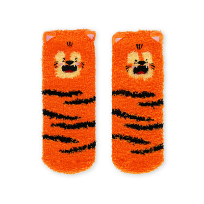 Legami Unisex Kid's Calze Antiscivolo Non Slip Socks, Orange, 26-34