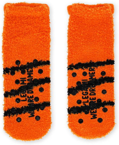 Legami Unisex Kid's Calze Antiscivolo Non Slip Socks, Orange, 26-34