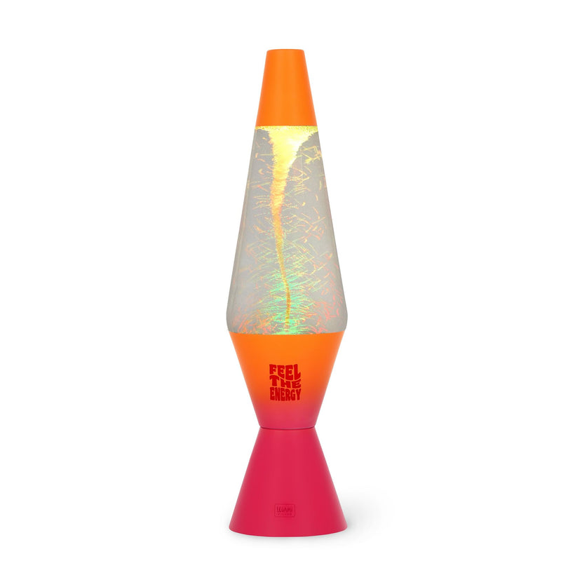 Legami - Tornado Feel The Energy LED Lamp, Multicolored Light, Light Effect, USB/DC Power Cable Included, Indoor Use Only, 9 x 37 cm