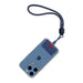 LEGAMI - Always Together, Smartohone Laynard, Adjustable Neck Strap with Metal Hook, Secure Clasp, Sticker, Blueberry, 27 cm