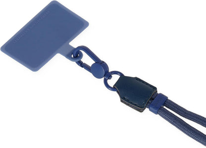 LEGAMI - Always Together, Smartohone Laynard, Adjustable Neck Strap with Metal Hook, Secure Clasp, Sticker, Blueberry, 27 cm