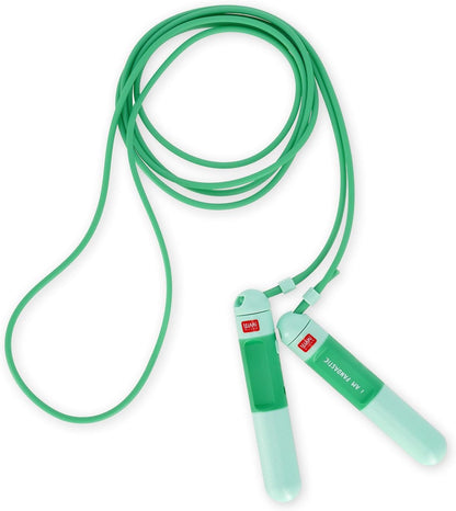 Legami, Unisex Adult Skipping Rope, Green, Regular