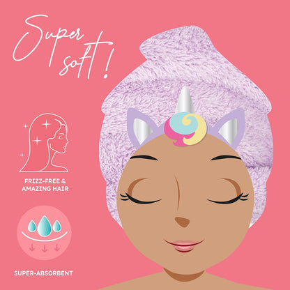 Legami Hair Turban Towel - Love My Hair - Unicorn