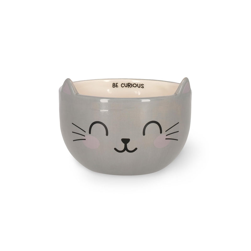 Legami - Stoneware Mug for Cereals Good Morning! Kitty Theme, Breakfast Cup, Microwave-Safe, Dishwasher Safe, Capacity up to 400 ml, 12 x 9 cm
