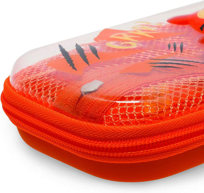 Legami - Wonderwow Pencil Case, 2 Compartments and Pen Holder Inside, Mesh Compartment, Zipper Closure, 23 x 11 x 5 cm