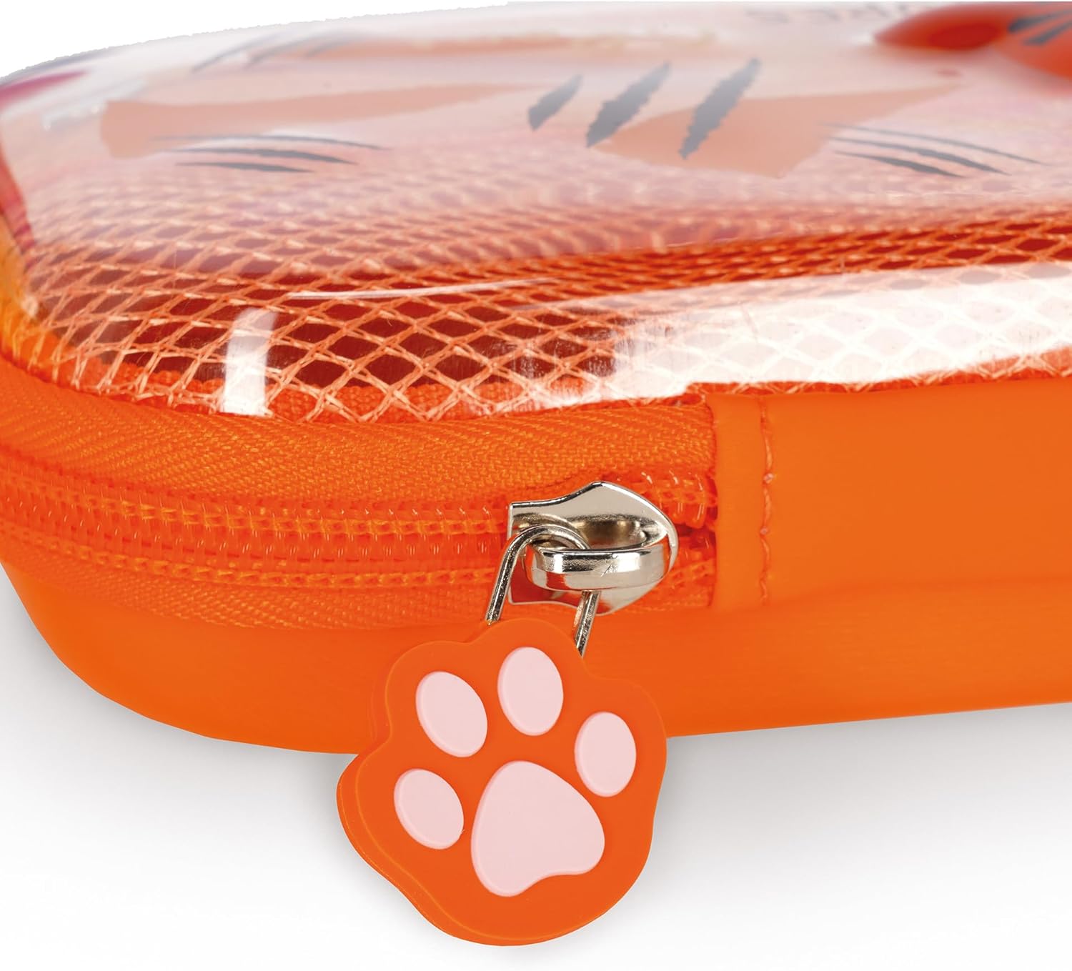 Legami - Wonderwow Pencil Case, 2 Compartments and Pen Holder Inside, Mesh Compartment, Zipper Closure, 23 x 11 x 5 cm