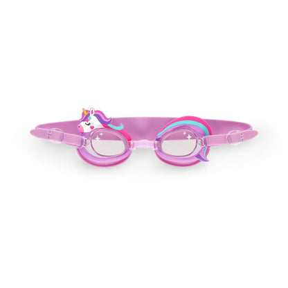 Legami - Swimming Goggles Kids Swimming Goggles Anti Fog Lenses UV Protection with Elastic Band and Adjustable Nose Bridge