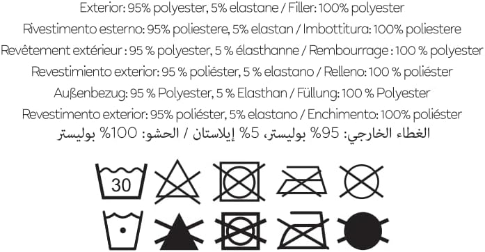 LEGAMI - Super Soft Plush Plush, Daisy Theme, Mini Size, with Personalised ID Card, Stands Alone, 14 x 15 x 12 cm, White