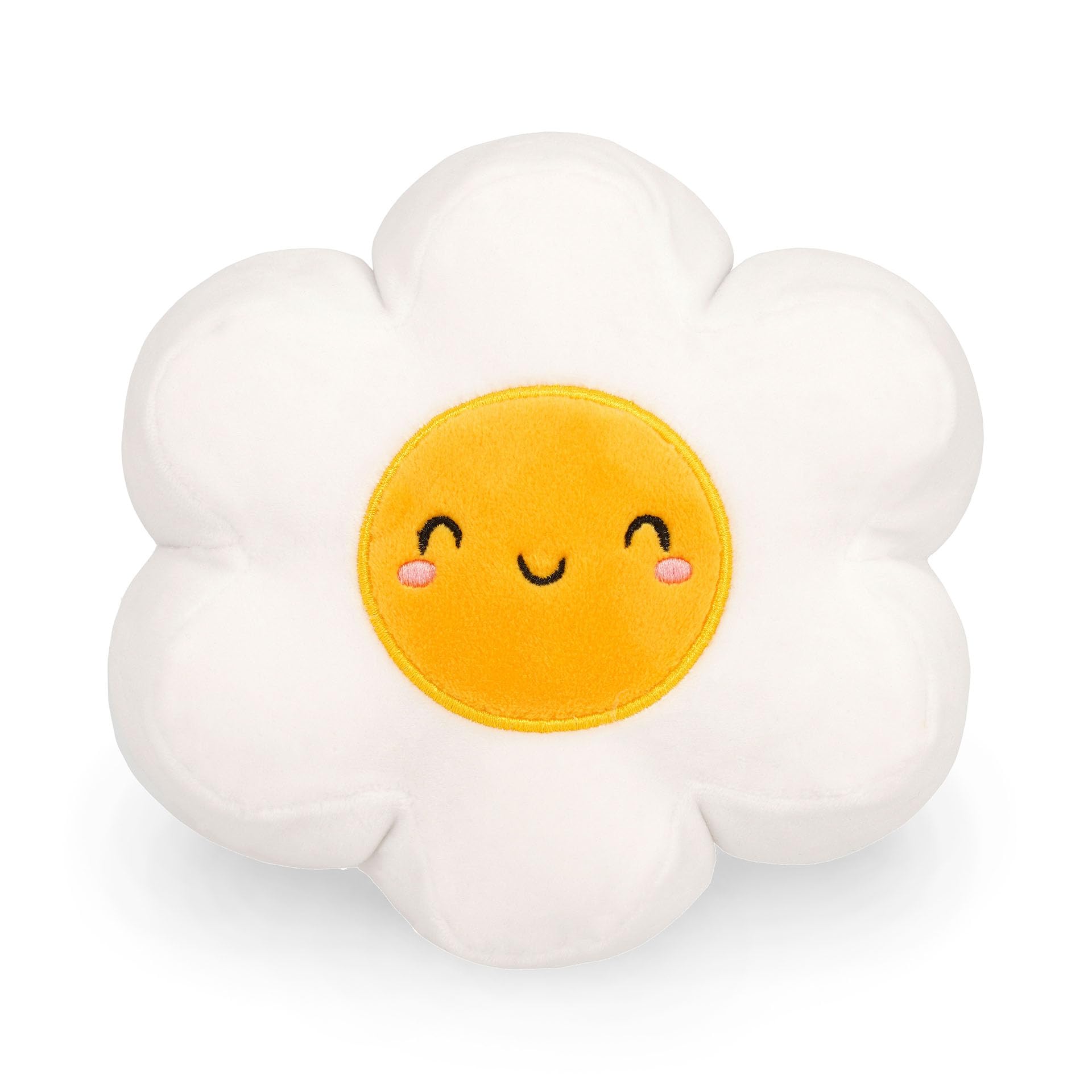 LEGAMI - Super Soft Plush Plush, Daisy Theme, Mini Size, with Personalised ID Card, Stands Alone, 14 x 15 x 12 cm, White