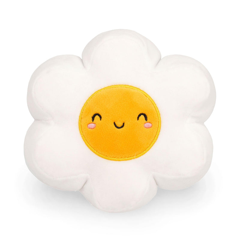 LEGAMI - Super Soft Plush Plush, Daisy Theme, Mini Size, with Personalised ID Card, Stands Alone, 14 x 15 x 12 cm, White