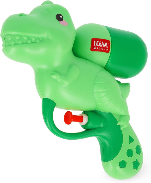 Legami - Small Water Gun, Mini Water Gun, Water Gun Dino, 2.5m Water Jet, Ideal for Parties, Refreshing, Capacity 50ml, Garden Gun for Kids and Adults