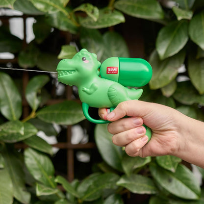 Legami - Small Water Gun, Mini Water Gun, Water Gun Dino, 2.5m Water Jet, Ideal for Parties, Refreshing, Capacity 50ml, Garden Gun for Kids and Adults
