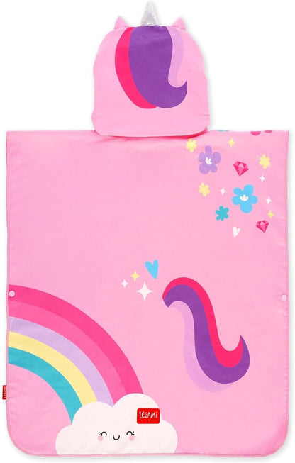 Legami Towelling Poncho For Kids - Unicorn