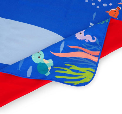 Legami Towelling Poncho For Kids - Shark