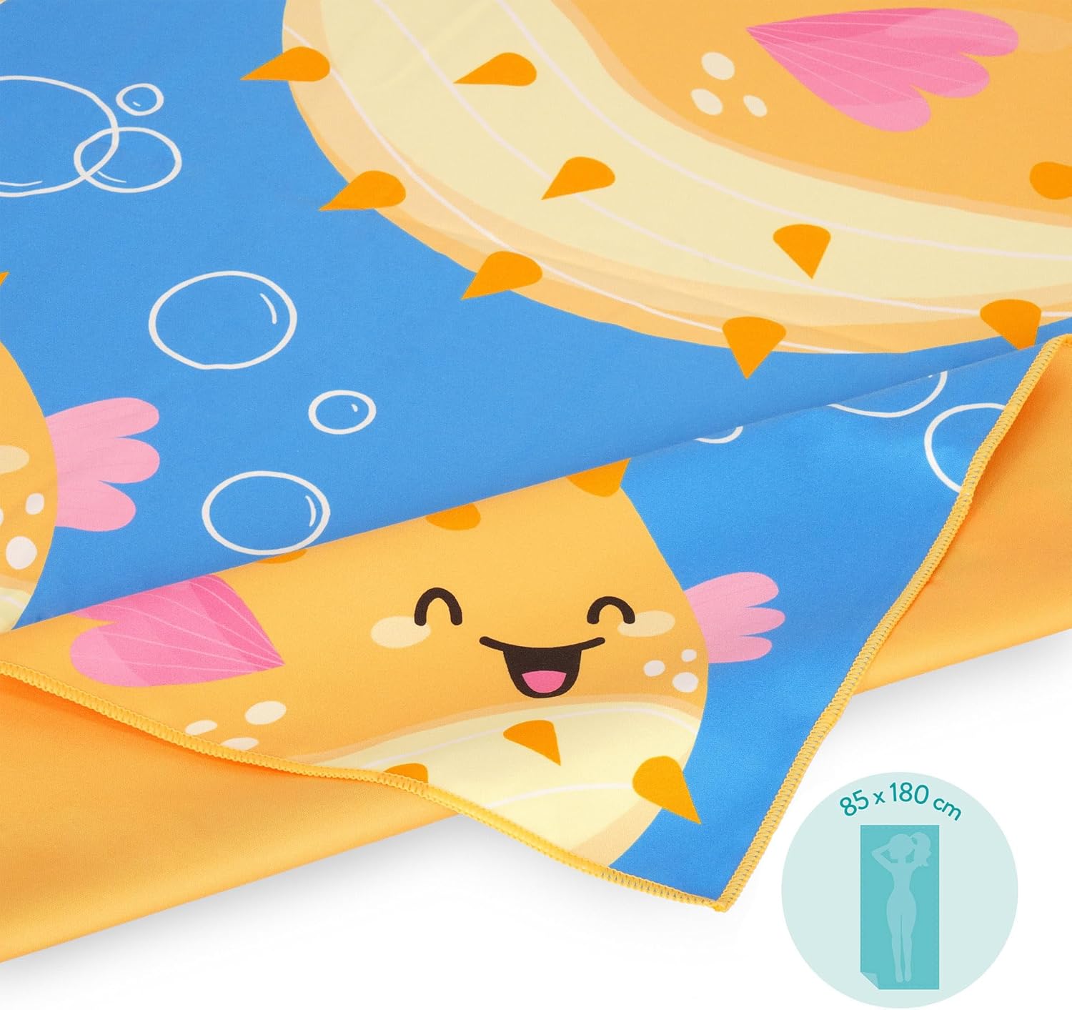 Legami Beach Towel - Pufferfish