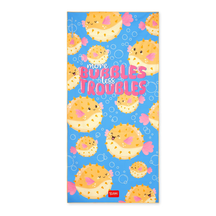 Legami Beach Towel - Pufferfish