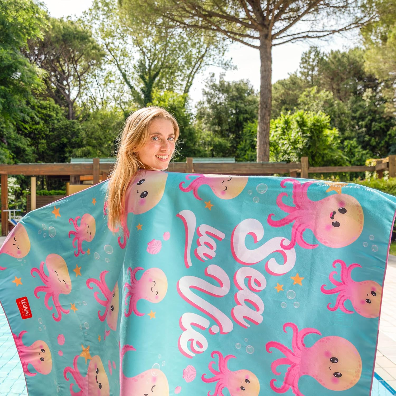 Legami Beach Towel - Octopus