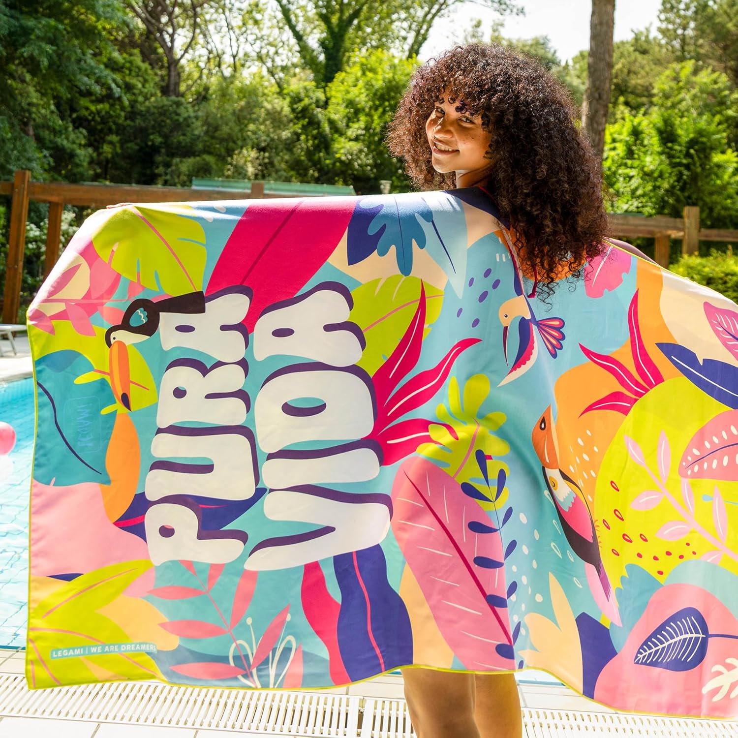 Legami Beach Towel - Pura Vida