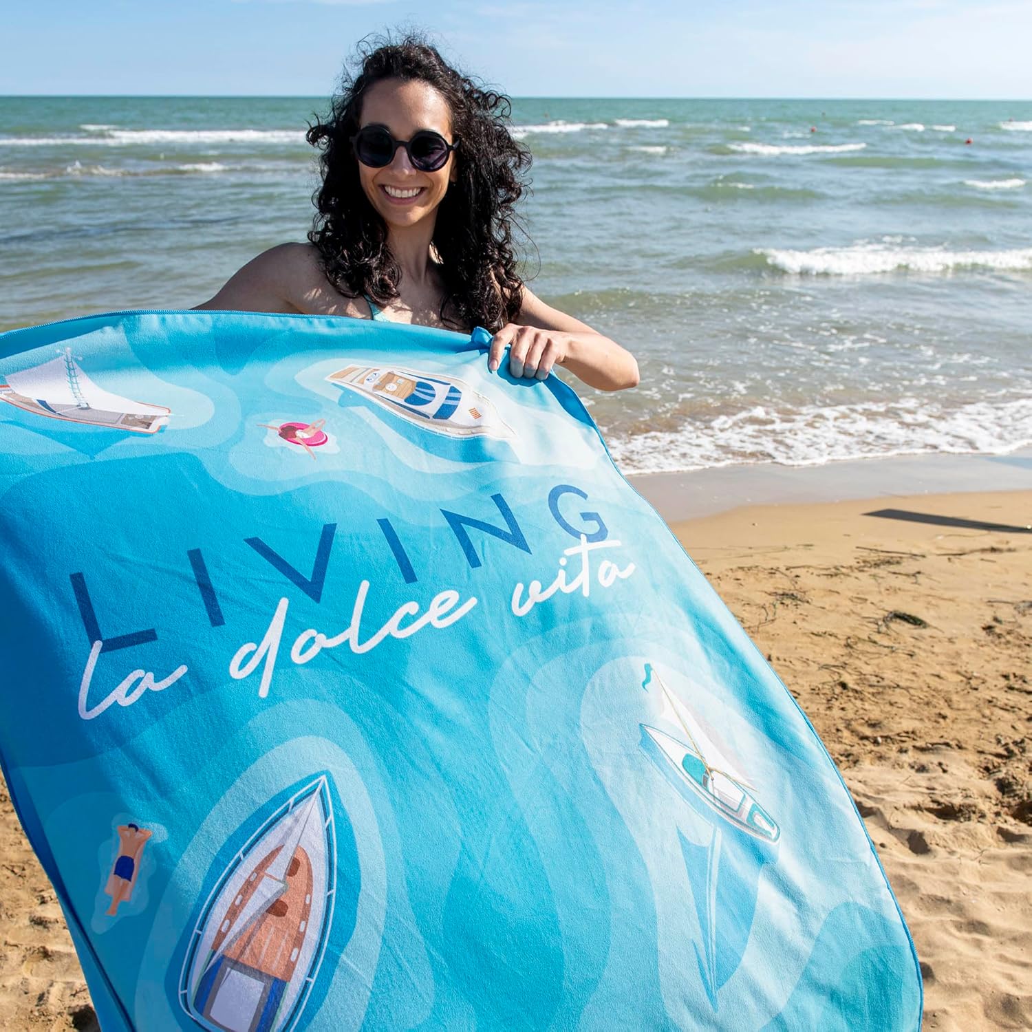 Legami Beach Towel - La Dolce Vita