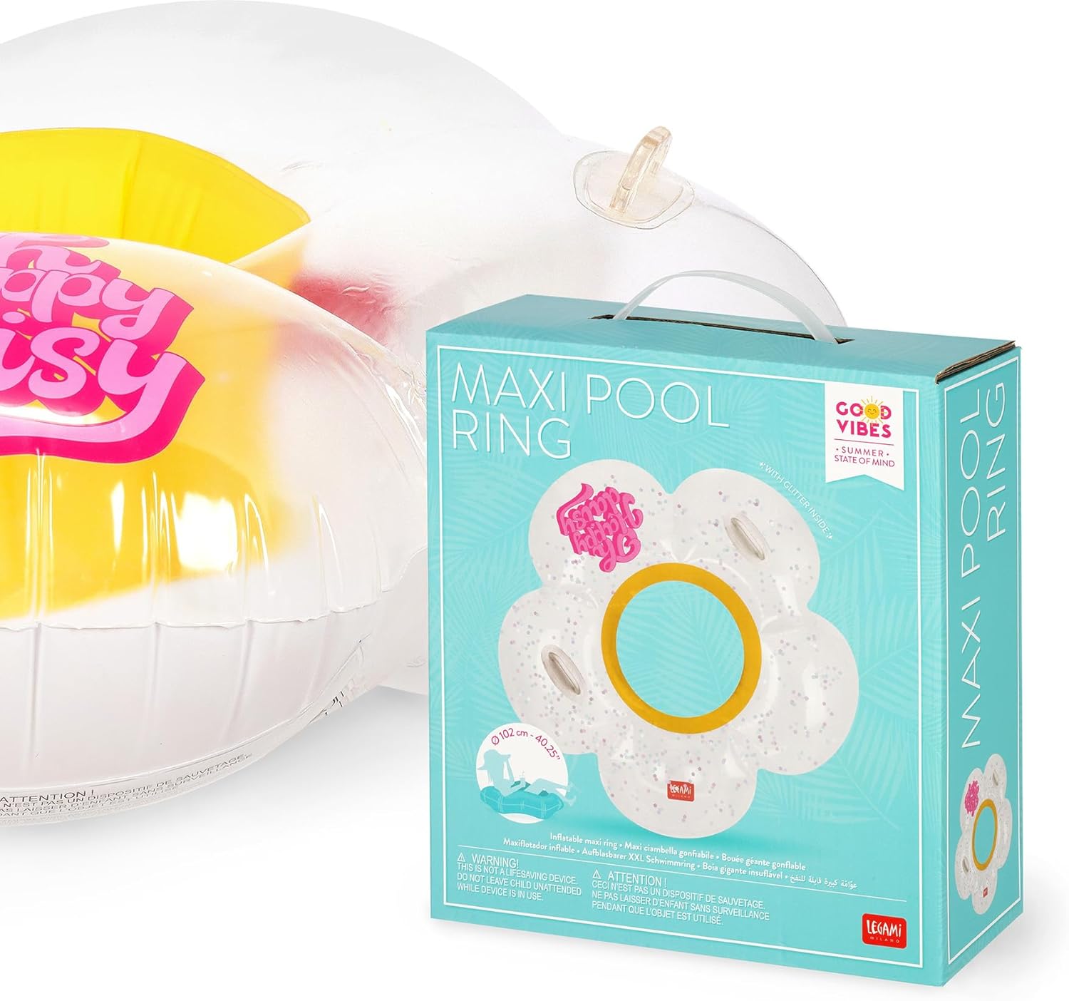 LEGAMI Uni Youth Maxi Inflatable Swimming Ring for Pool