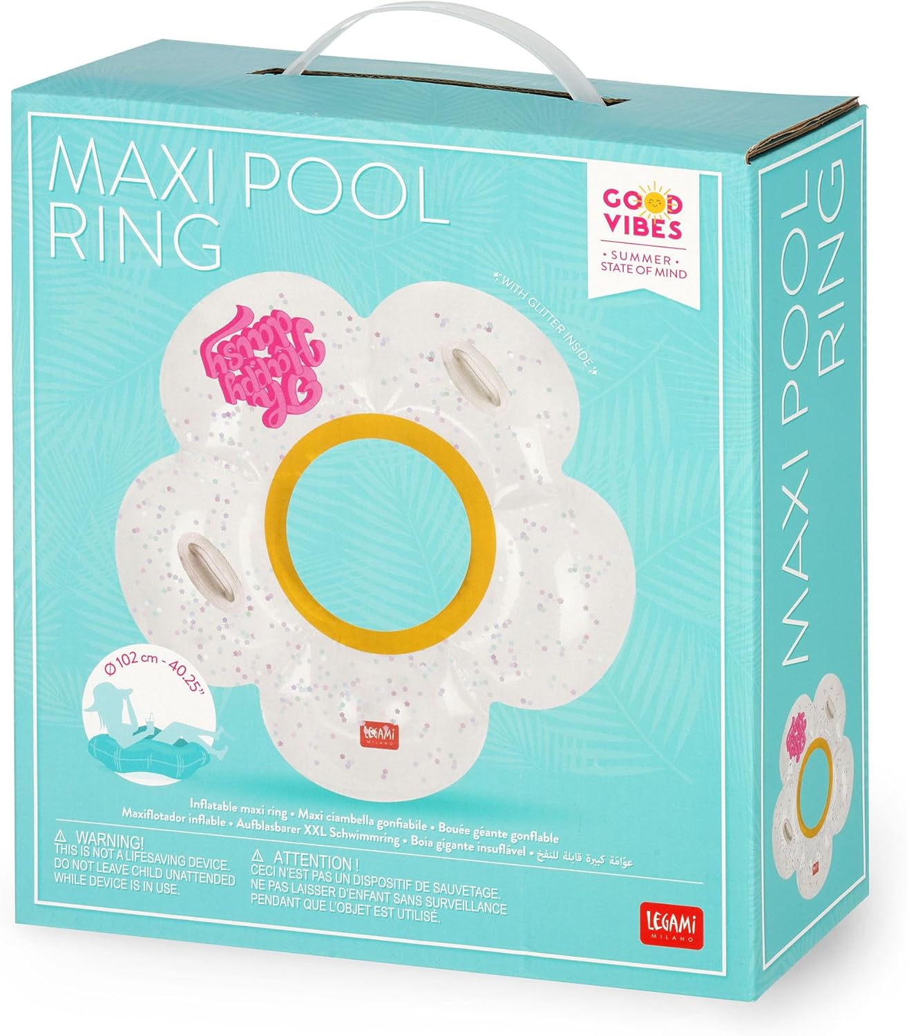 LEGAMI Uni Youth Maxi Inflatable Swimming Ring for Pool