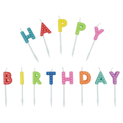 Legami - Cake Candles, Plastic, Birthday Candles, H 7 cm Included Supports, HAP0002