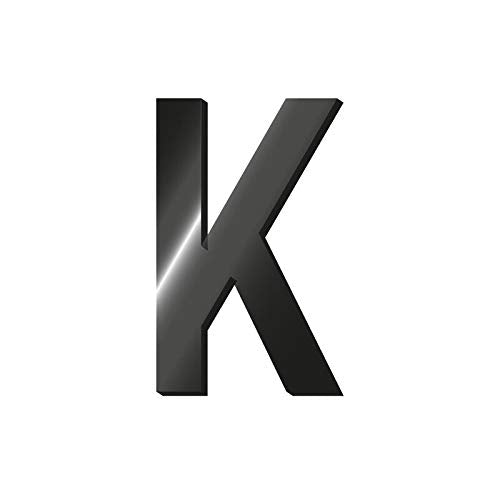 Legami My Initial - Adhesive Metal Letter - K