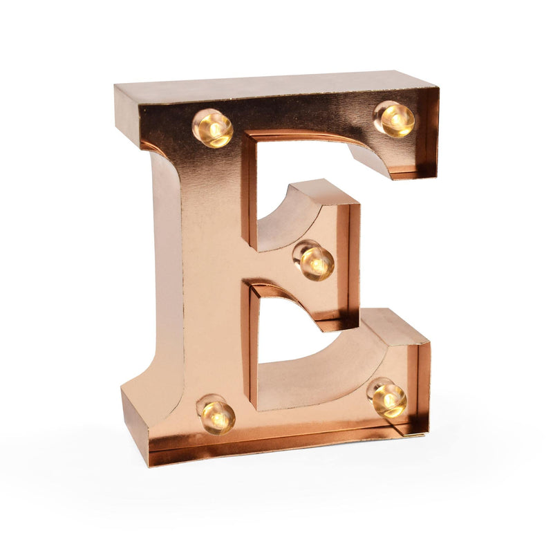 Legami - Mini Lettera decorativa luminosa, Gancio posteriore per appendere la Lettera al Muro, Tasto ON/OFF, 3 Batterie già incluse, Luce color Bianco caldo, Lettera