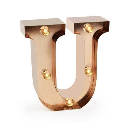 Legami - Mini Lettera decorativa luminosa, Gancio posteriore per appendere la Lettera al Muro, Tasto ON/OFF, 3 Batterie già incluse, Luce color Bianco caldo, Lettera
