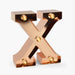LEGAMI Mini Decorative Wooden Craft Letter - X