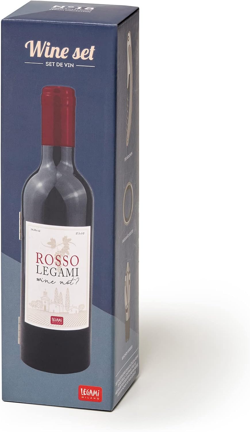 Legami BTL0001 Wine Sets, Plastic Steel