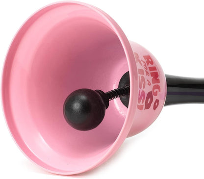 Legami - Campanella Ring for Kiss, Impugnatura ergonomica, Ø 7,5 cm, Tema Kiss
