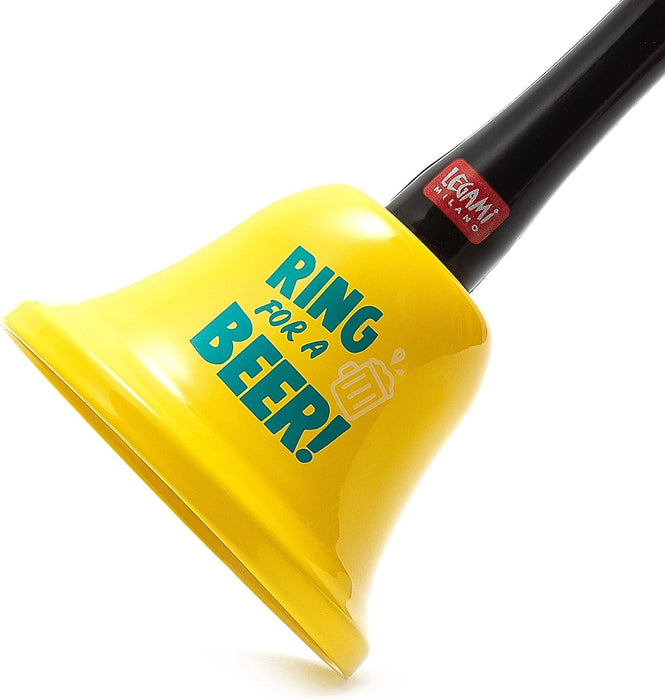 Legami - Ring for Beer Bell, Ergonomic handle, Ø 7.5 cm, Beer Theme