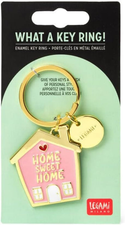 LEGAMI Unisex Enameled Metal Keychain Enamel Metal Keychain, What a Key Ring!, L 7 cm, Zinc, Scooter Theme, Spiral Ring, Polished Finish, Brilliant Colours, Charm for Embellishing the Bag