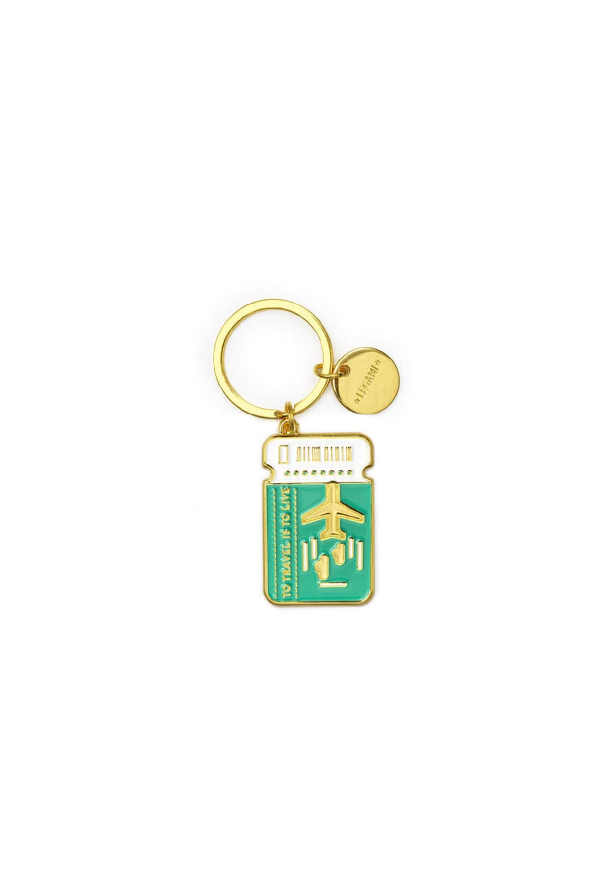 LEGAMI Unisex Enameled Metal Keychain Enamel Metal Keychain, What a Key Ring!, L 7 cm, Zinc, Scooter Theme, Spiral Ring, Polished Finish, Brilliant Colours, Charm for Embellishing the Bag
