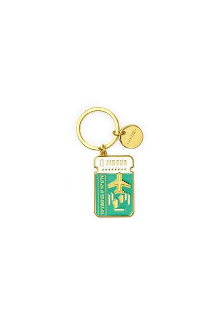 LEGAMI Unisex Enameled Metal Keychain Enamel Metal Keychain, What a Key Ring!, L 7 cm, Zinc, Scooter Theme, Spiral Ring, Polished Finish, Brilliant Colours, Charm for Embellishing the Bag