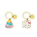 LEGAMI Unisex Enameled Metal Keychain Enamel Metal Keychain, What a Key Ring!, L 7 cm, Zinc, Scooter Theme, Spiral Ring, Polished Finish, Brilliant Colours, Charm for Embellishing the Bag