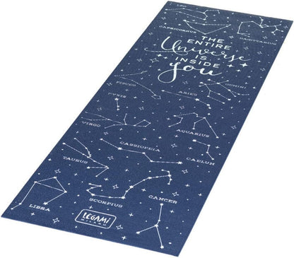 Legami - Tappetino Fitness, Superficie antiscivolo, con Tracolla da trasporto, Spessore 6 mm, 183x61 cm, per Yoga, Pilates, Meditazione e Ginnastica, Tema