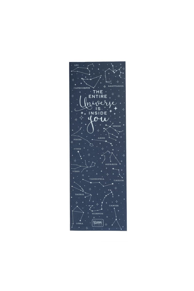 Legami - Tappetino Fitness, Superficie antiscivolo, con Tracolla da trasporto, Spessore 6 mm, 183x61 cm, per Yoga, Pilates, Meditazione e Ginnastica, Tema