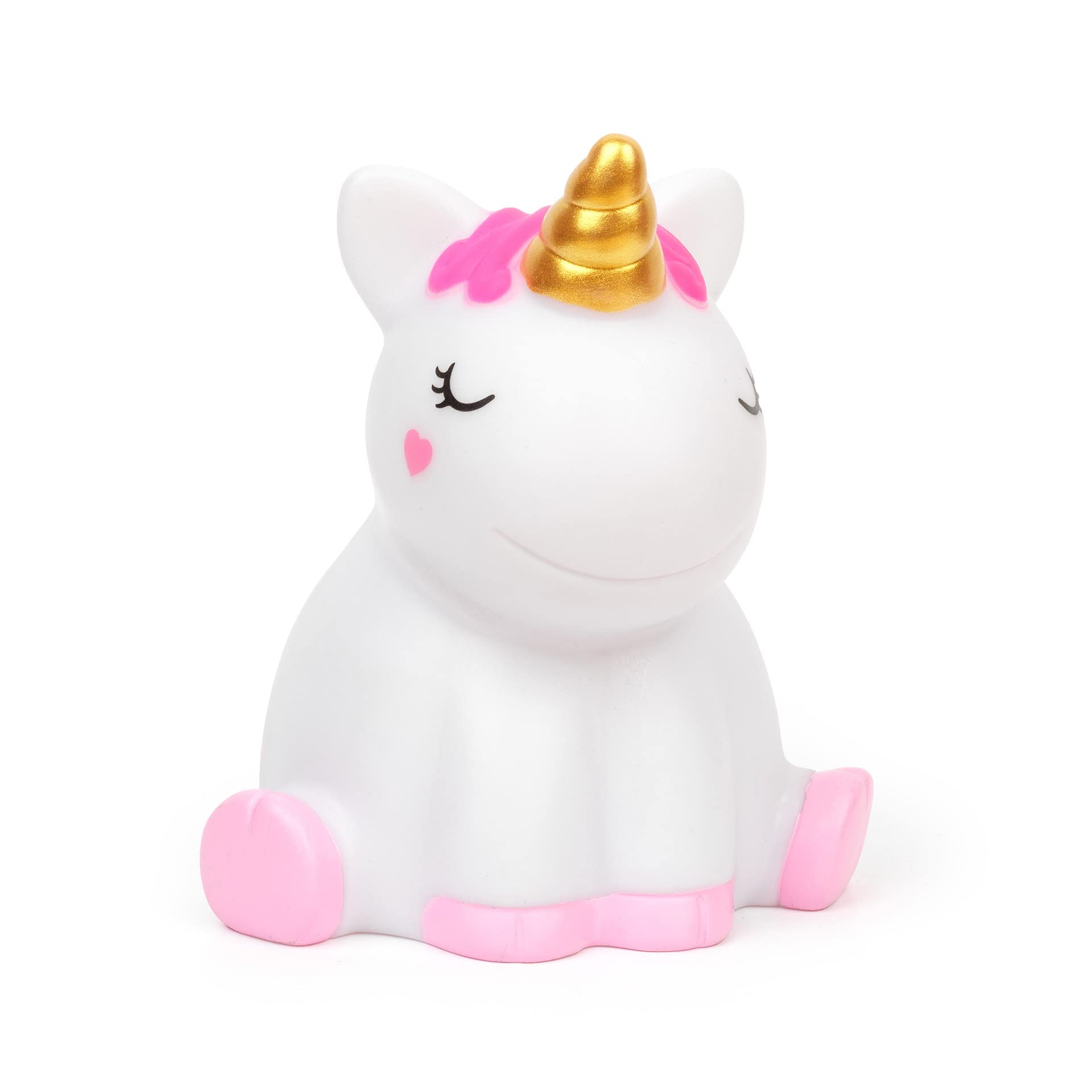 Legami - Night Light for Children, 4 Colours, Batteries Included, 20 Hours of Autonomy, 10.5x11.5cm, Unicorn Theme