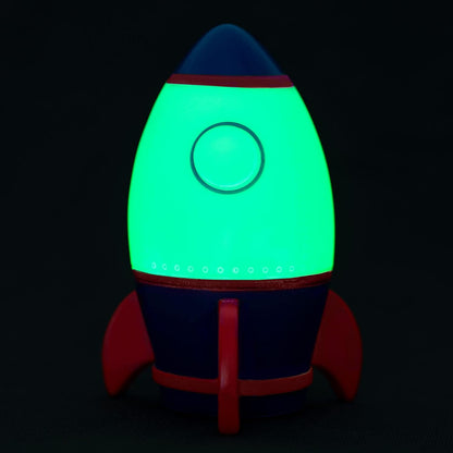 Legami - Night Light for Children, 4 Colours, Batteries Included, 20 Hours of Autonomy, 9.7 x 14 cm, Space Theme