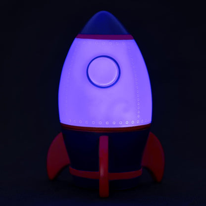 Legami - Night Light for Children, 4 Colours, Batteries Included, 20 Hours of Autonomy, 9.7 x 14 cm, Space Theme