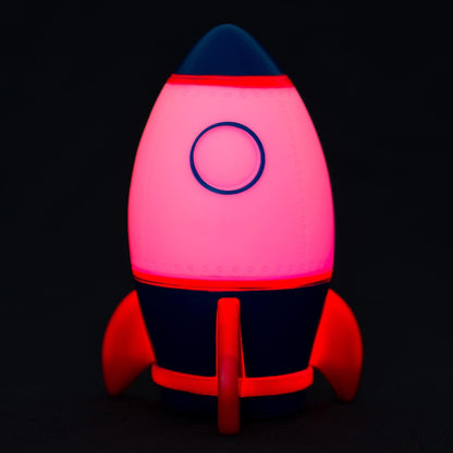 Legami - Night Light for Children, 4 Colours, Batteries Included, 20 Hours of Autonomy, 9.7 x 14 cm, Space Theme