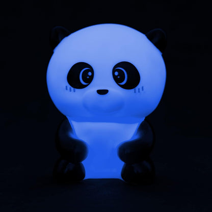 Legami - Night Light for Children, 4 Colours, Batteries Included, 20 Hours of Autonomy, 9x11.5cm, Panda Theme