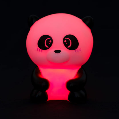 Legami - Night Light for Children, 4 Colours, Batteries Included, 20 Hours of Autonomy, 9x11.5cm, Panda Theme