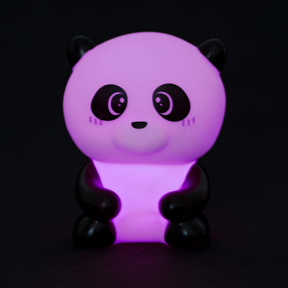 Legami - Night Light for Children, 4 Colours, Batteries Included, 20 Hours of Autonomy, 9x11.5cm, Panda Theme
