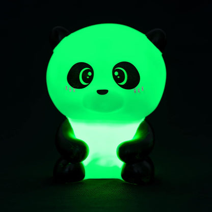 Legami - Night Light for Children, 4 Colours, Batteries Included, 20 Hours of Autonomy, 9x11.5cm, Panda Theme