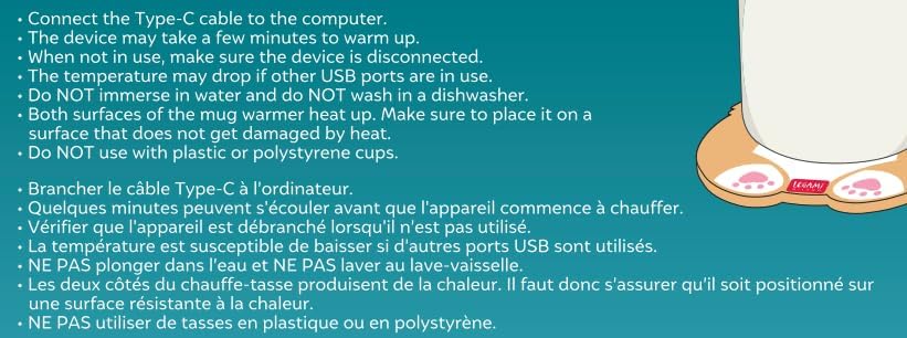 Legami - USB-bekerwarmer, houdt dranken warm, 10 x 10 cm, motief Heart